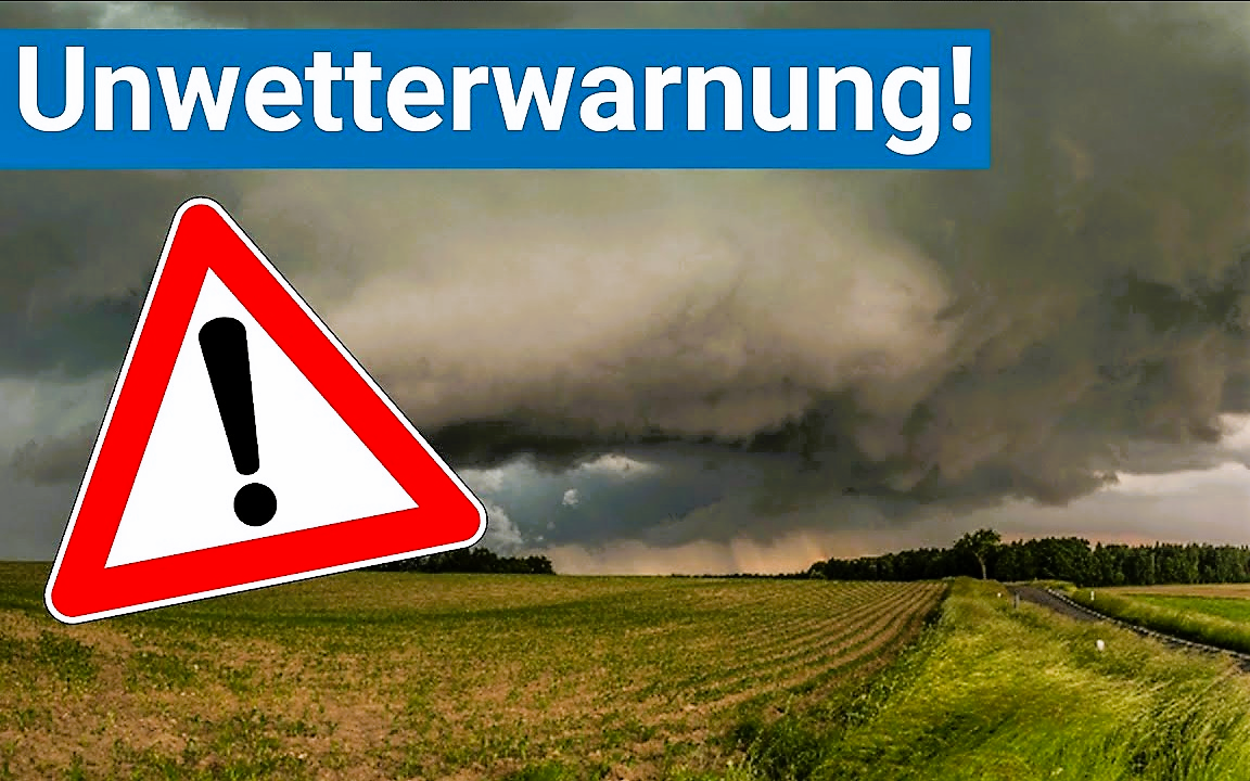 Unwetter-Warnung zum Wochenende! Hier soll es am Wochenende richtig krachen - Starkregen und Gewitter!