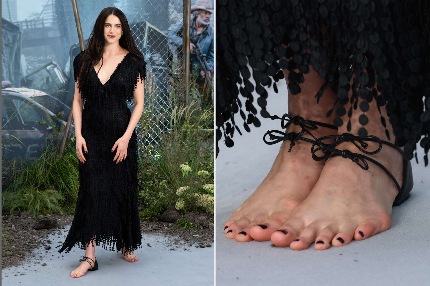 Margaret Qualley Ditches Soles: Bold Chanel Choice at London Premiere