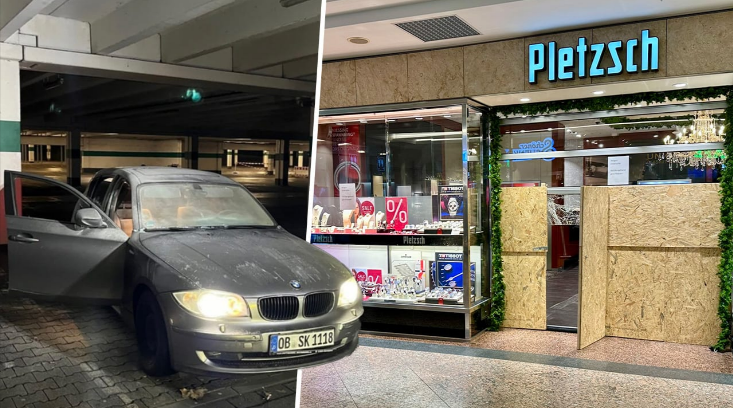 Eilmeldung! Unglaublicher Juwelenraub - Diebe rasen mit BMW durch Einkaufscenter in Mülheim an der Ruhr